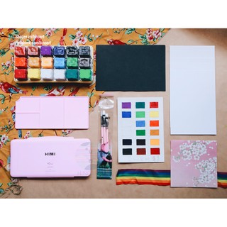 Set starter pack màu Gouache ver A STUDENT GRADE ft. Miya HIMI