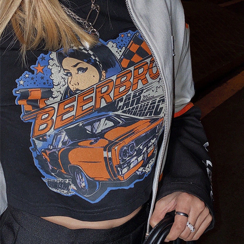 Áo Thun Nữ Ngắn Tay In Hình