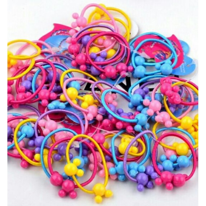 Bộ 50 dây cột cho bé nhiều màu dễ thương