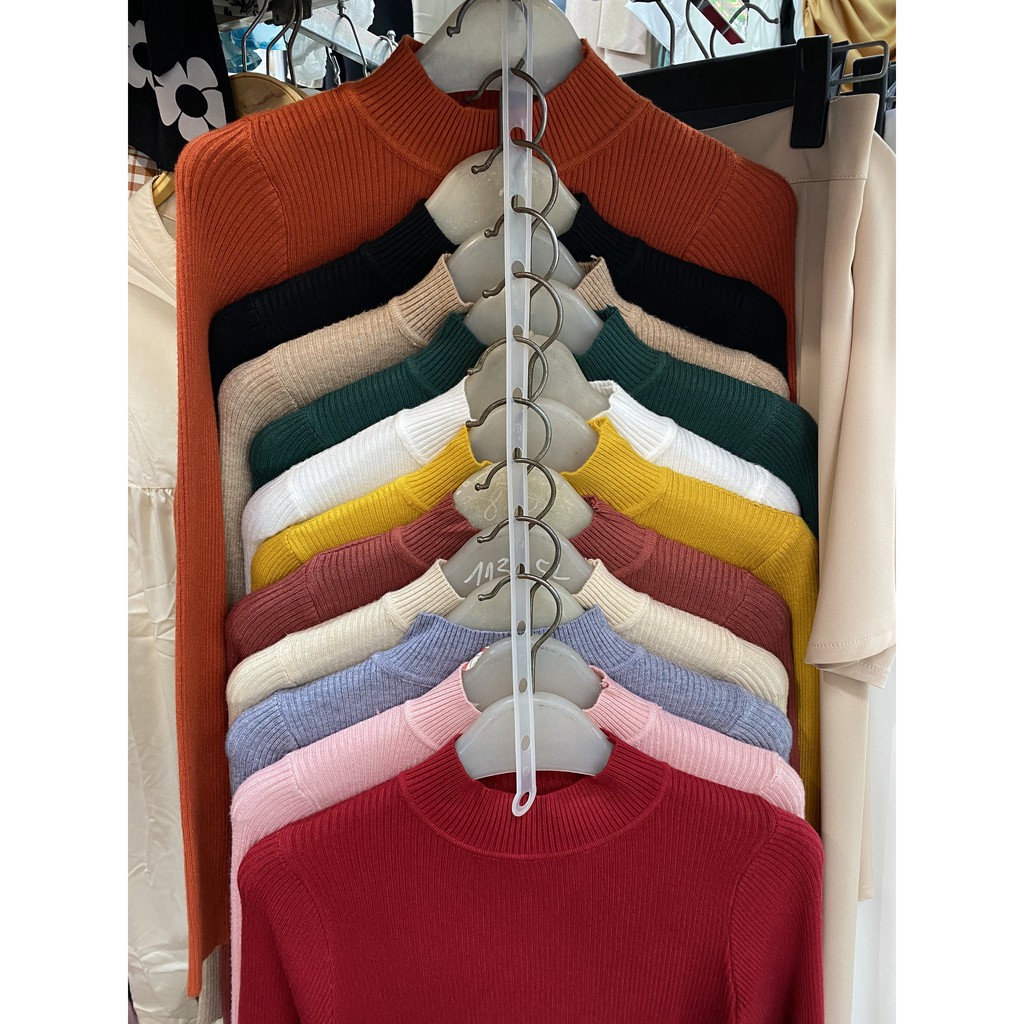 Áo len tăm dài tay cổ cao 3P, Áo len cổ cao co giãn MK1191 - NhiNhi Shop | BigBuy360 - bigbuy360.vn