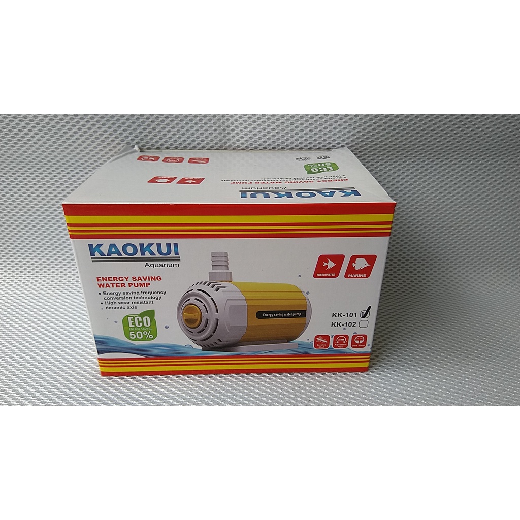 Máy bơm siêu êm, tiết kiệm điện Kaokui, 800-1000L/hr dùng cho bể cá.