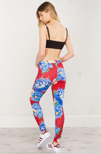 (HÀNG XUẤT XỊN) Quần legging hoa das nổi bật Chita Floral Set Leggings