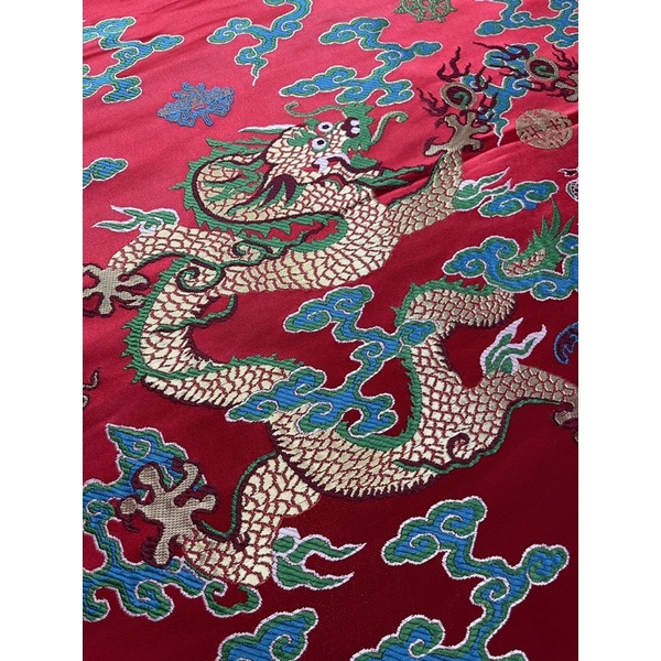 Vải gấm Rồng chầu