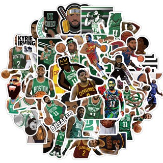 Bộ 50 miếng dán hình ngôi sao bóng rổ NBA Kyrie Irving trang trí đa năng