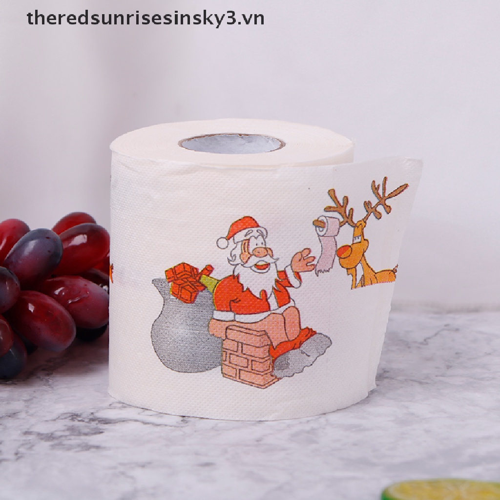 Cuộn Giấy Vệ Sinh Trang Trí Giáng Sinh Đẹp Mắt