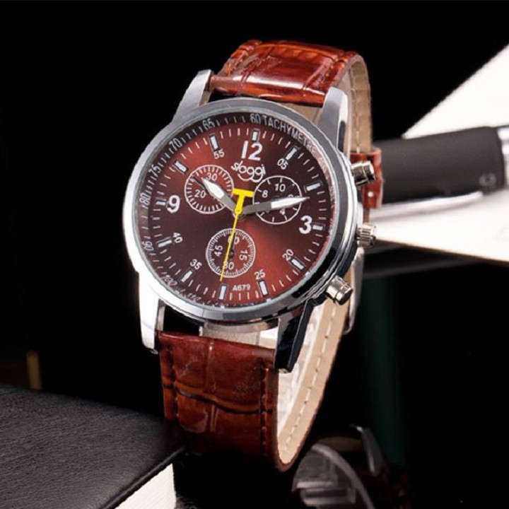 [ Full Box - Chuyên Sỉ ] Đồng Hồ Nam SHSD Dây Da Giả SH002 | BigBuy360 - bigbuy360.vn