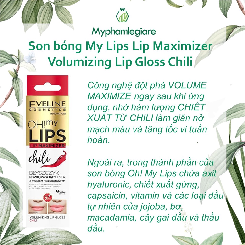 Serum Giúp Đầy và Căng Mọng Môi Eveline Push Up