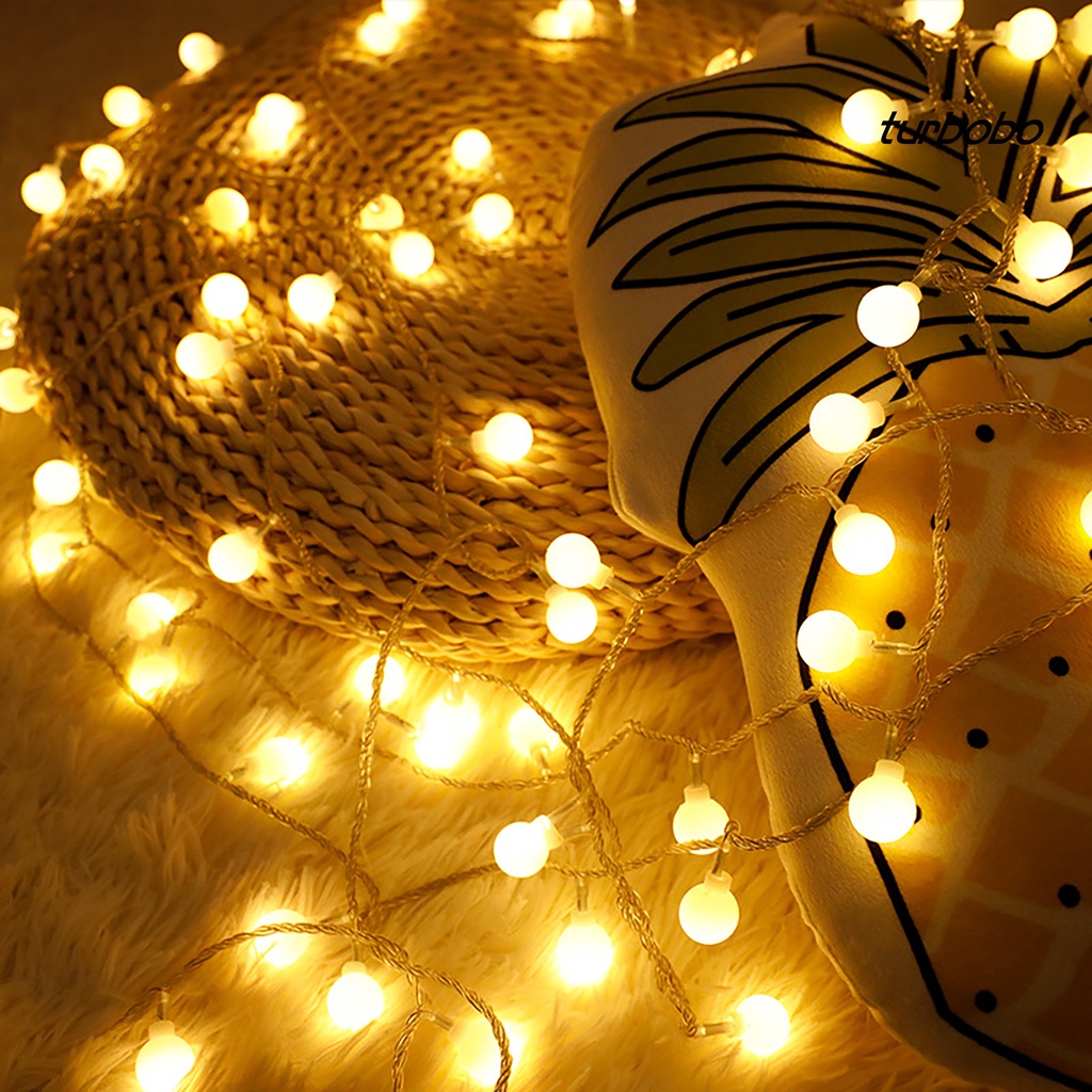 Dây Đèn LED Hình Quả Cầu Nhỏ Chống Thấm Nước Trang Trí Cho Đám Cưới