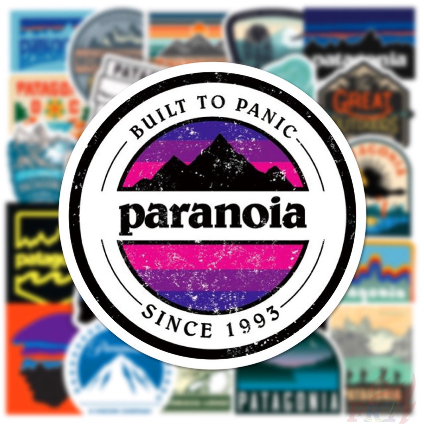 Set 104 Món Đồ Chơi Chất Lượng Cao ❉ Nhãn Dán Patagonia Series A ❉ Sticker Dán Trang Trí Vali Laptop Ván Trượt Diy