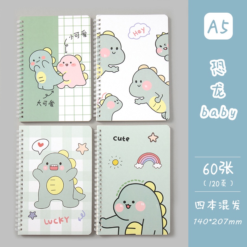 Sổ lò xo A5 , Sổ tay kẻ ngang - THA HỒ LỰA CHỌN, kích thước 140x207mm.