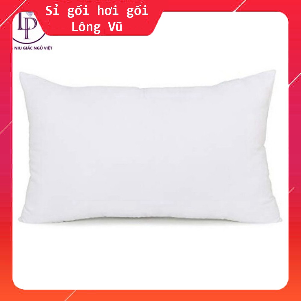 Gối nằm hơi cao cấp Lan Pham Bedding êm ái ( 100% bông  xịn ) mềm mịn phồng cao - Sỉ Gối Hơi Lông Vũ