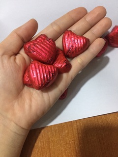 Socola tim đỏ vàng túi  450g