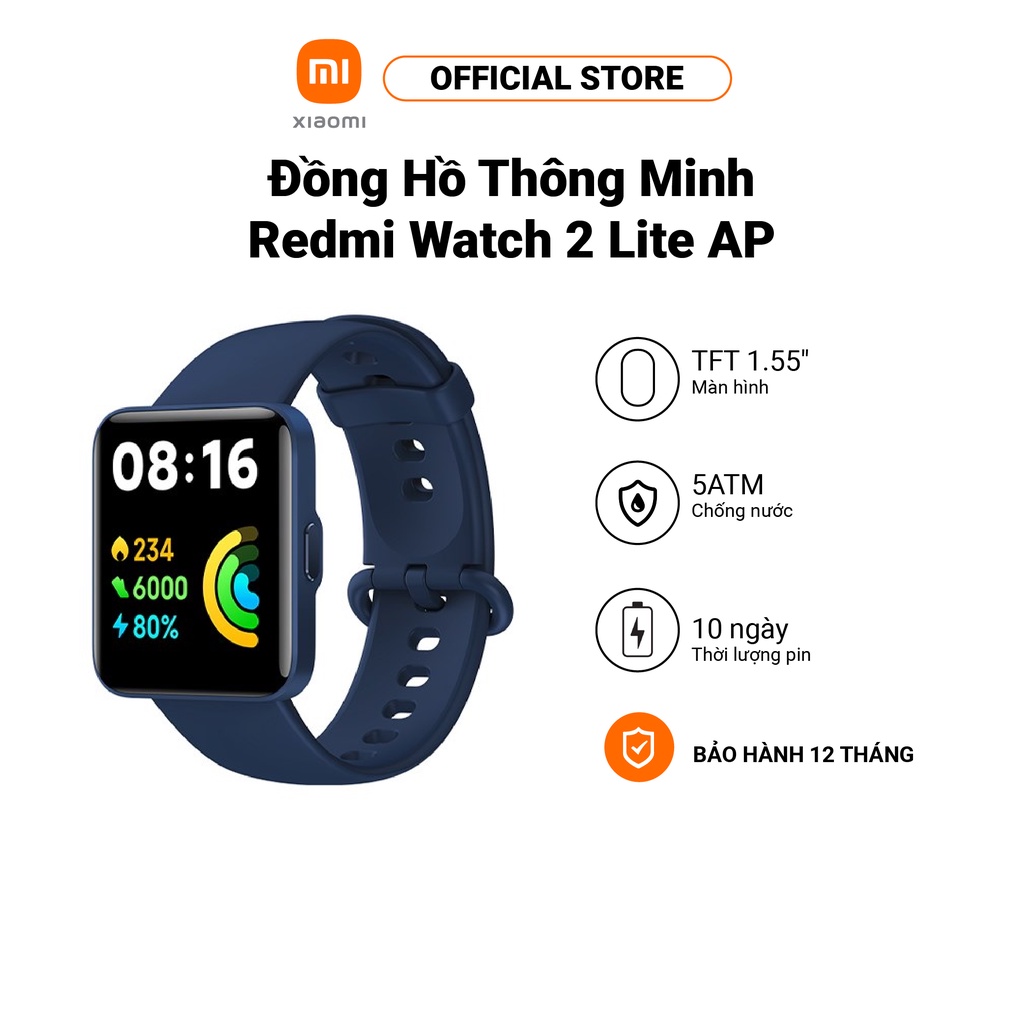 Đồng Hồ Thông Minh Xiaomi Redmi Watch 2 Lite