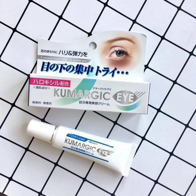 Kem Mắt Kumagic Nhật Bản 20gr Giảm Thâm, hồi phục độ căng, đàn hồi của vùng da mắt