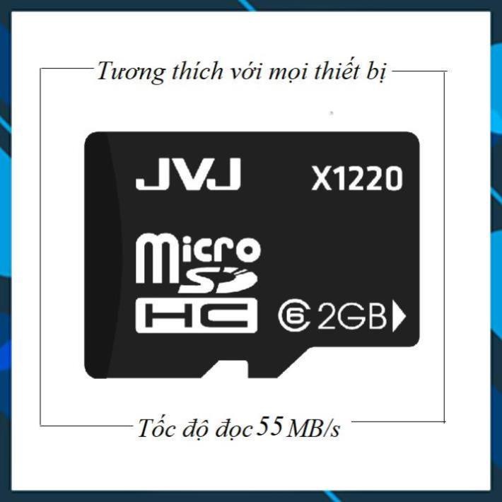 Thẻ nhớ 2G JVJ C10 microSDHC - chính hãng, BH 5 năm, 1 đổi 1, điện thoại android, camera [Giá Hủy Diệt] | BigBuy360 - bigbuy360.vn