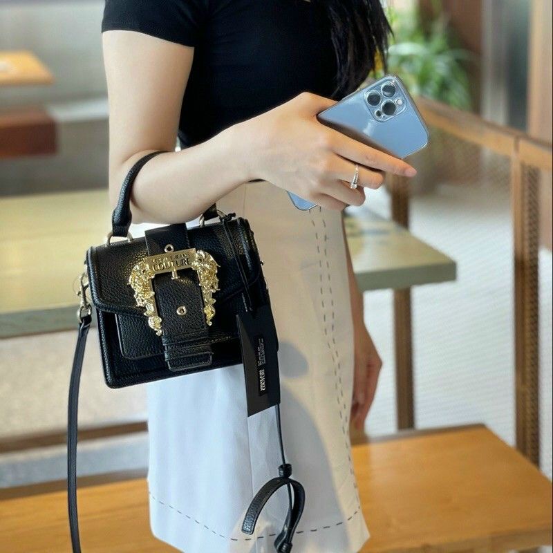 TÚI XÁCH XUẤT DƯ VERSACE COUTURE TOP HANDLE THỜI THƯỢNG SANG CHẢNH