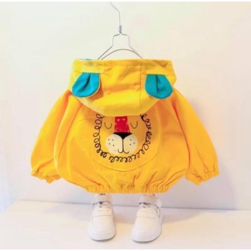 Áo khoác tai thỏ cute cho bé gái, bé trai chất nỉ bông dày ấm 1 2 3 4 5 6 tuổi