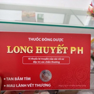 Long Huyết PH - Tan bầm tím, Giảm phù nề, mau lành các vết thương khi phun xăm, phẫu thuật thẩm mỹ