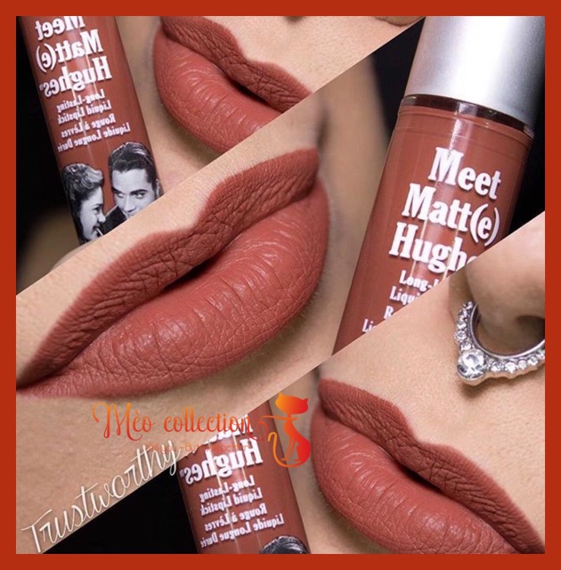 Son kem lì The Balm Meet Matte Hughes màu Trustworthy, Charming