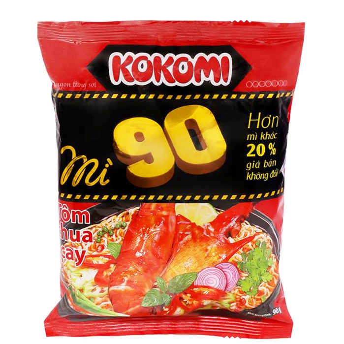 Mì Kokomi 90 Tôm Chua Cay ( 90gr / Gói ) | BigBuy360 - bigbuy360.vn