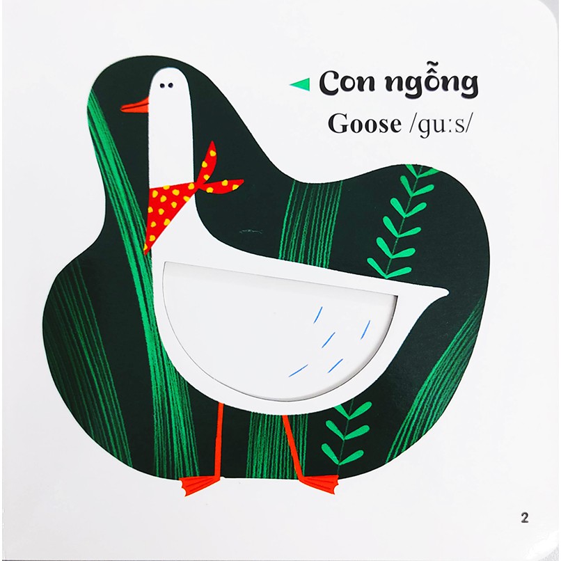 Sách đục trổ thông minh - Những từ vựng đầu đời của bé - Động vật nông trại