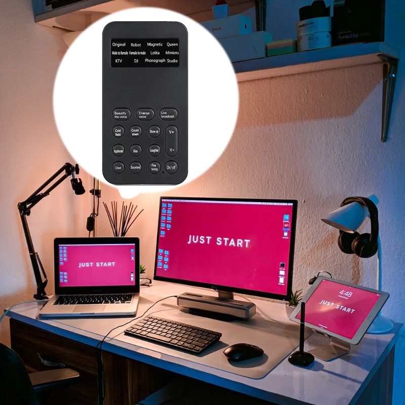 Micro Cầm Tay Hiệu Ứng Giọng Nói Cho Điện Thoại