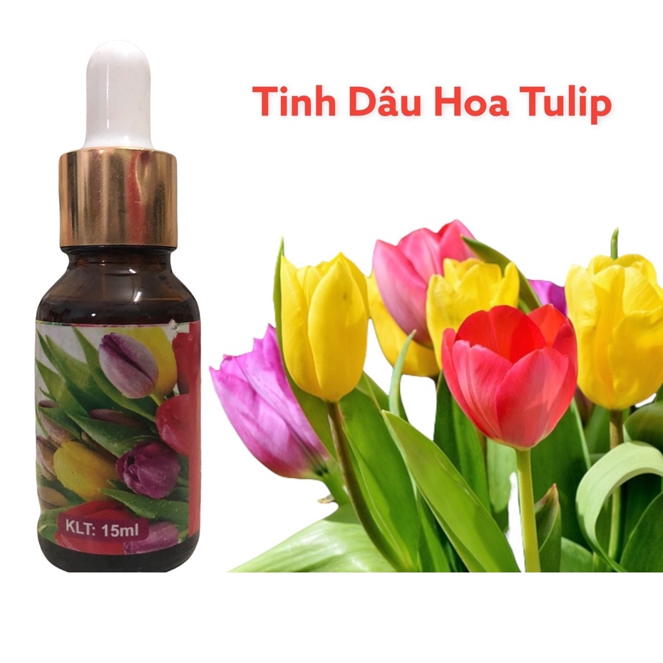 Tinh Dầu Hoa Tulip Nguyên Chất Thiên Nhiên 100% Lọ 10ml Tinh Dầu Hoa Ly Thơm Phòng Nguyên Chất Giúp Đuổi Muỗi Khử Mùi