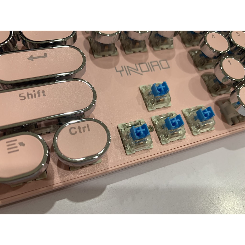 Bàn phím cơ hồng ZK4 blue swich [VIDEO] | BigBuy360 - bigbuy360.vn