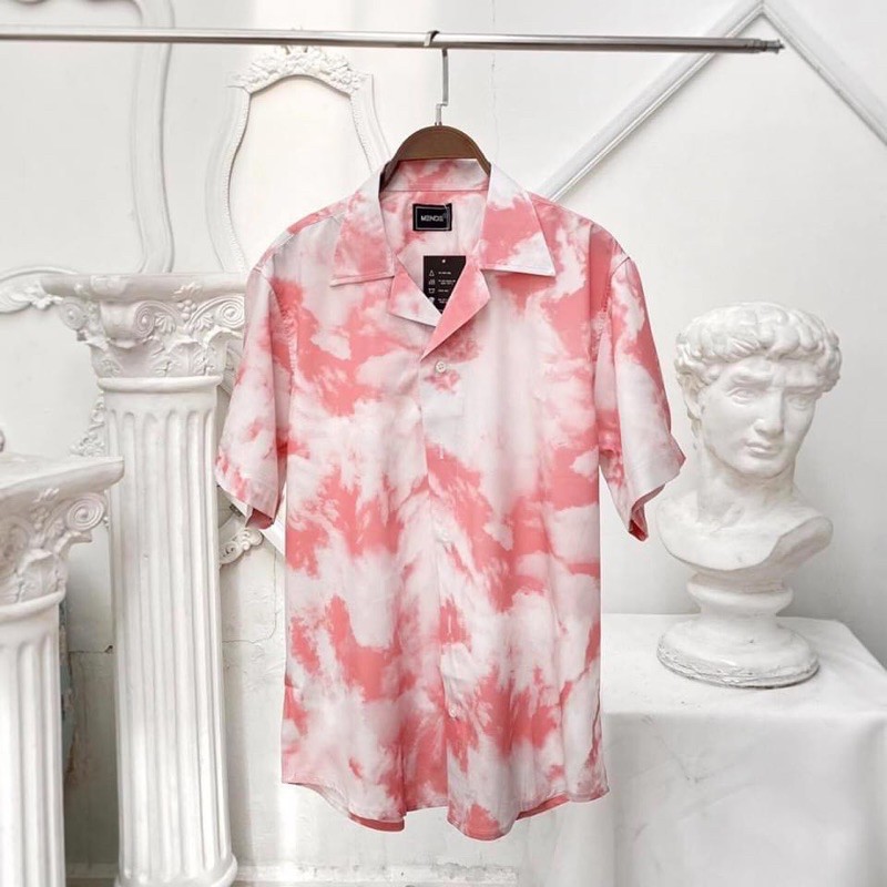 Áo sơmi hoạ tiết mây cổ vest #MENDE# | BigBuy360 - bigbuy360.vn