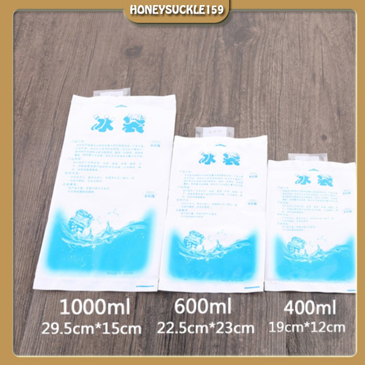 Túi Đá Khô Giữ Lạnh/Túi Đá Gel Bảo Quản Hàng Đông Lạnh Có Thể Tái Sử Dụng Dung Tích 600ml