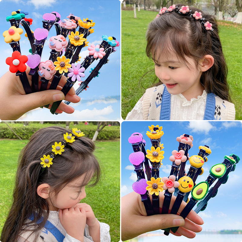 Cài Tóc Đính Hình Hoa Trái Cây Đáng Yêu Cho Bé Hishop