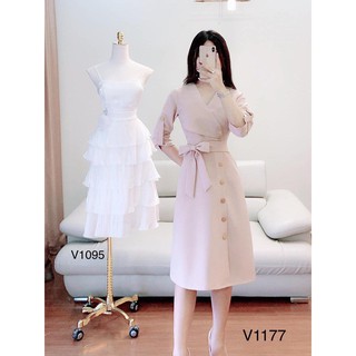 Váy đầm thanh lịch V1177 Mie Design kèm ảnh thật