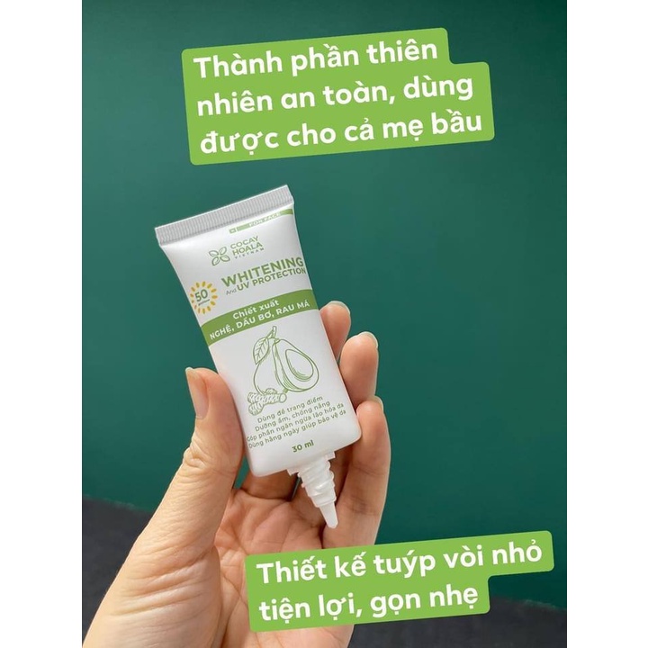 Combo Kem chống nắng toàn thân Bơ Nghệ Cocayhoala SPF50/PA+++ Nâng tone - Dưỡng da
