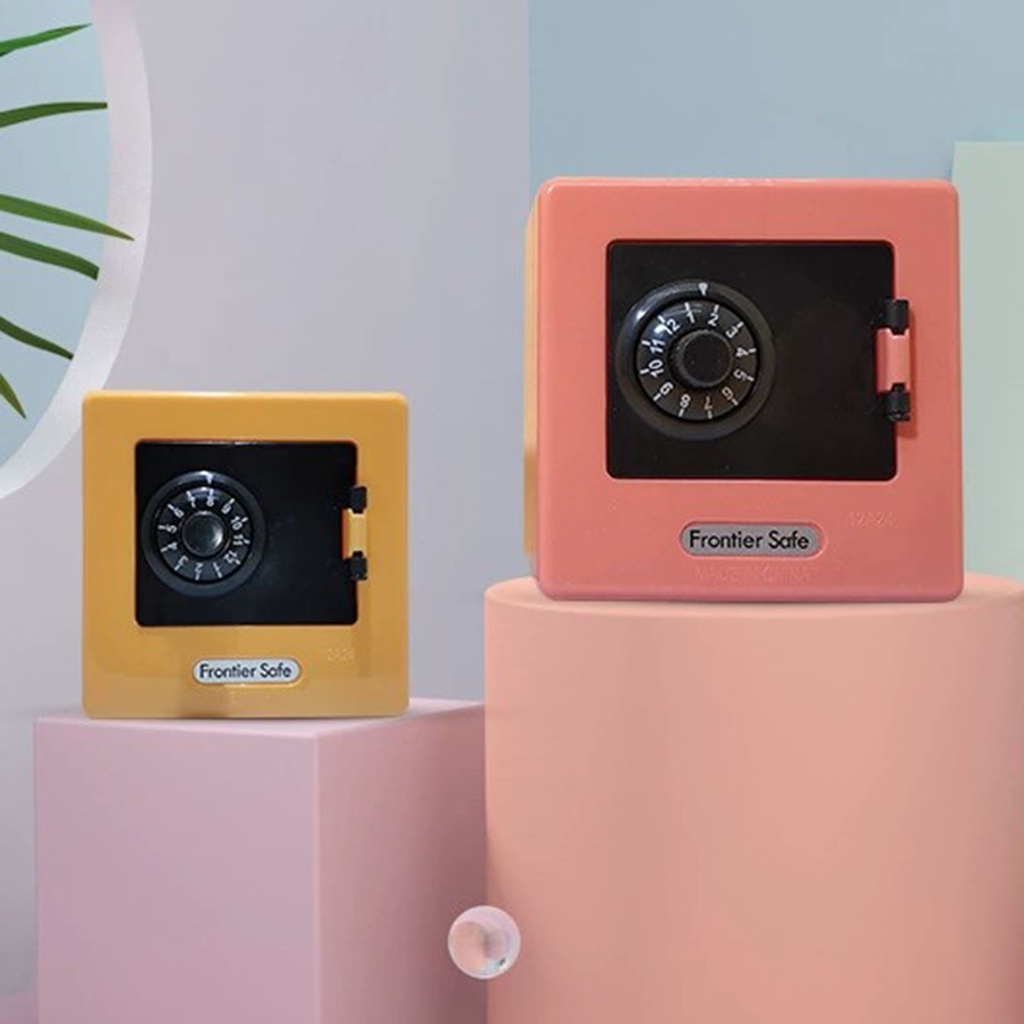 Ống heo tiết kiệm tiền bằng nhựa nhỏ gọn vui nhộn cho học sinh