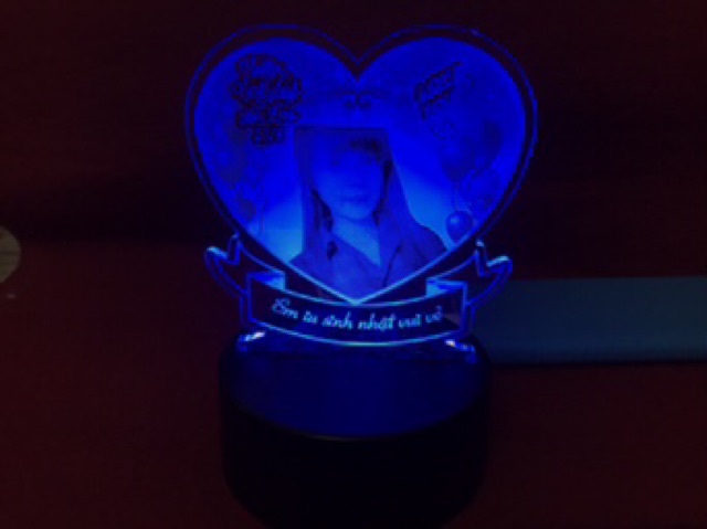 Đèn ngủ khắc theo yêu cầu