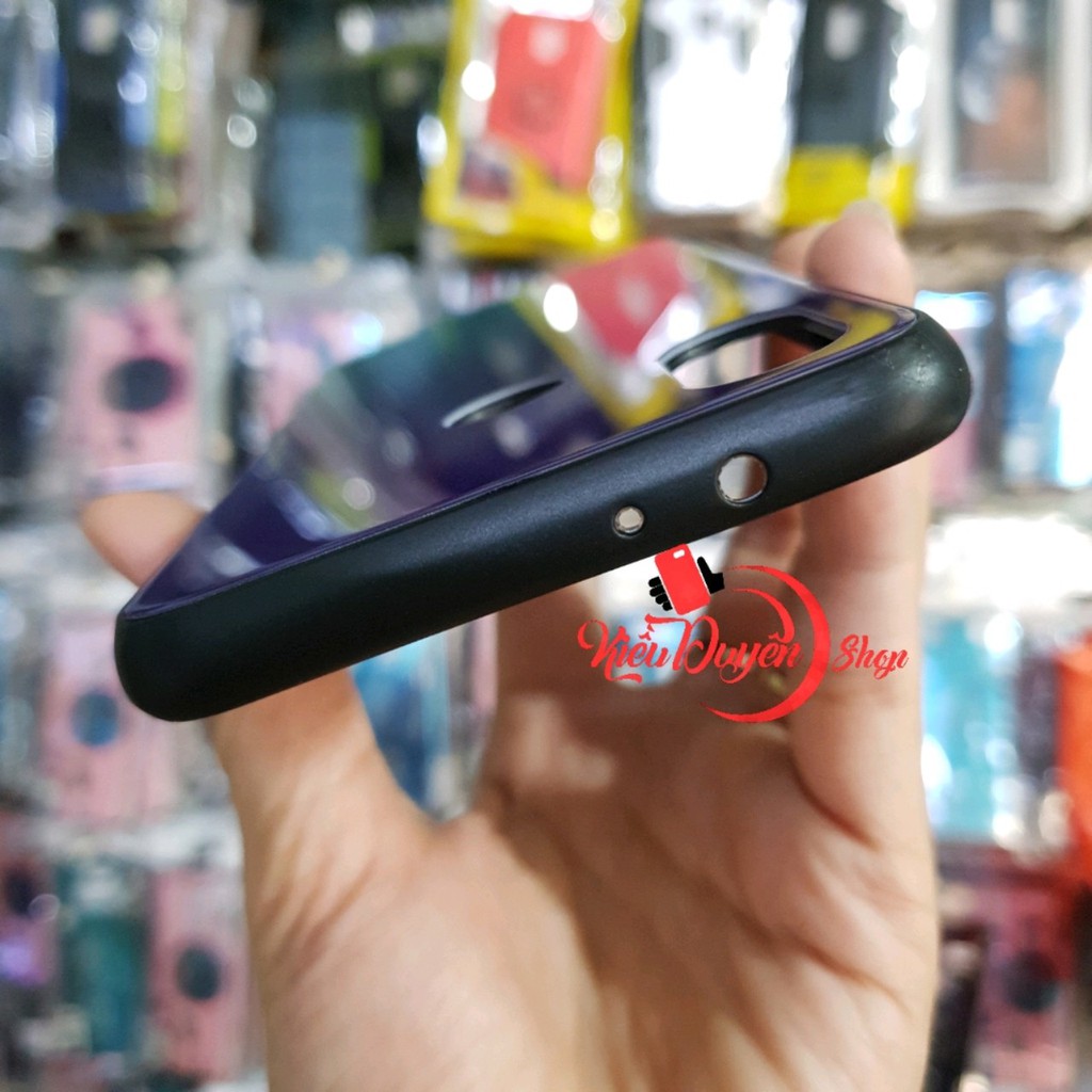 Ốp lưng Xiaomi Mi 8,Ốp lưng Kính đa sắc