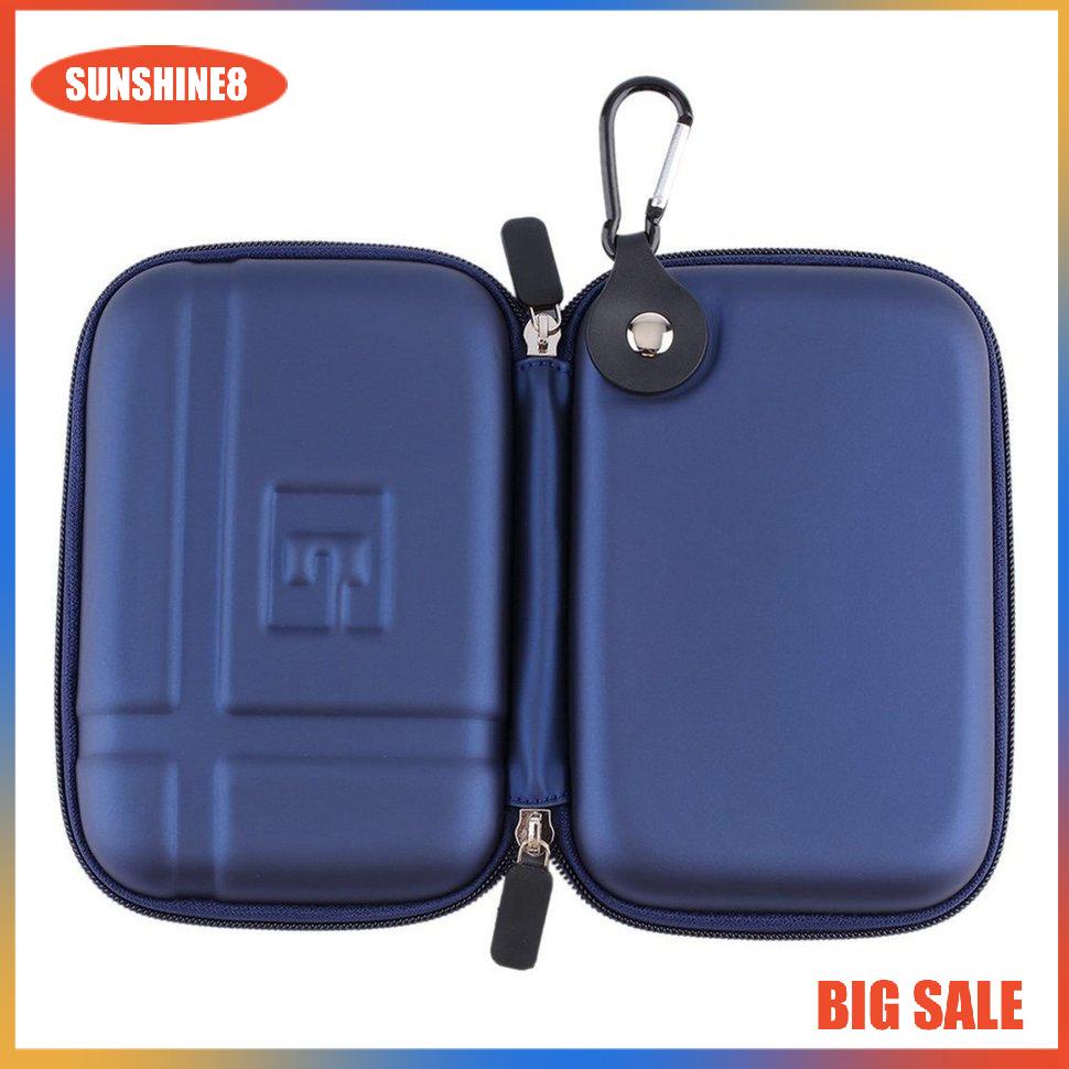 【SUN】Large Hard Carry Case Cover 5&quot; In Car Sat Nav Holder For GPS TomTom Classic