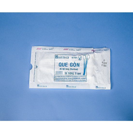 ✅ QUE GÒN BẢO THẠCH - Dùng để lấy mẫu bệnh phẩm hoặc dùng để làm sạch và bôi dung dịch sát khuẩn lên vết thương
