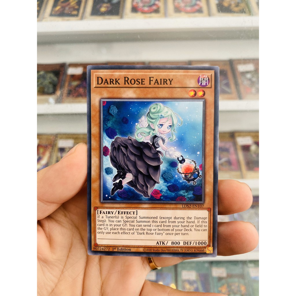 Thẻ Bài YugiOh! Mã LDS2-EN107 - Dark Rose Fairy - Common - 1st Edition