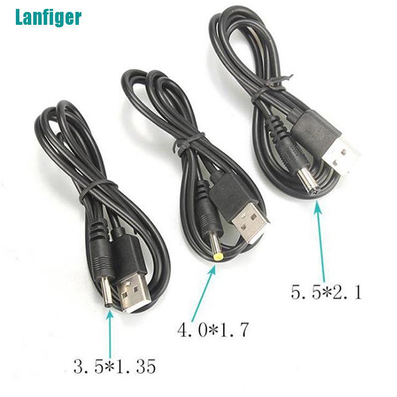 Dây Cáp Kết Nối Chuyển Đổi Cổng USB Sang Cổng 2.5 3.5 4.0 5.5mm 5V DC