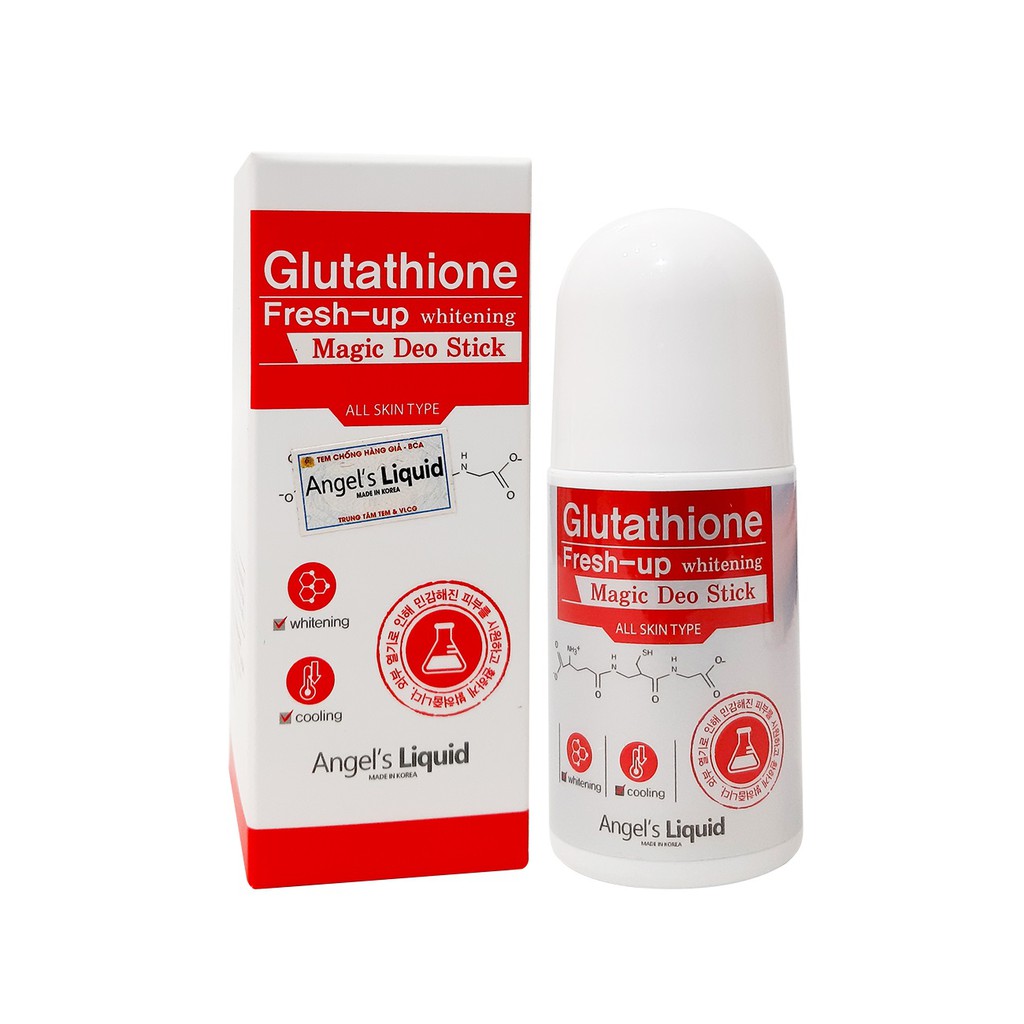 Lăn Khử Mùi ANGEL’S LIQUID Dưỡng Trắng Giảm Thâm Glutathione KOREA