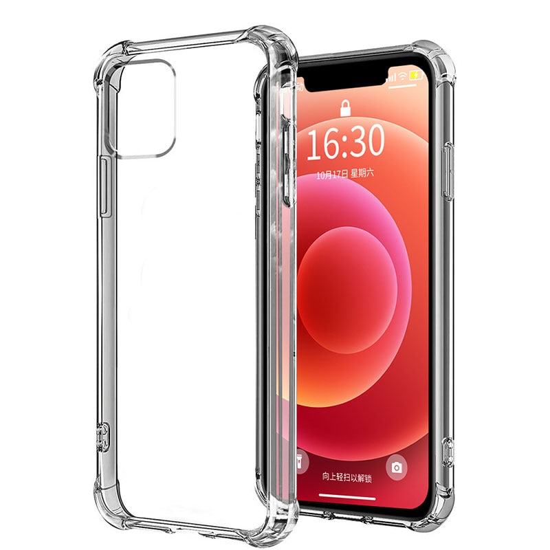 Ốp lưng viền vuông chống sốc trong suốt Cho iPhone 15 Ultra 14 13 12 11 Pro Max Mini X XS Max XR 7 8 6 6S Plus SE 2022 2020 5G 4G 2023