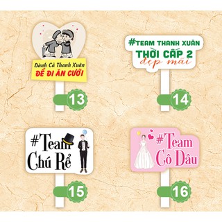 [Hashtag loại dày MS 01-20] Bảng hashtag chụp ảnh đám cưới