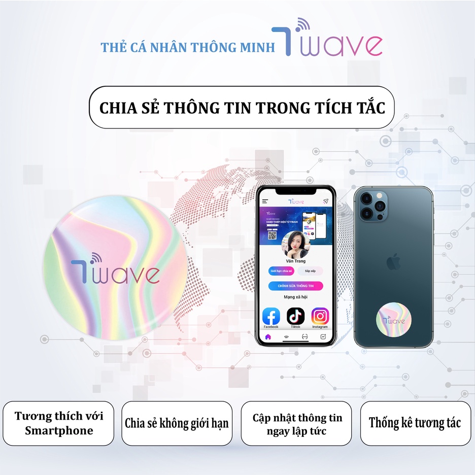 Sticker Thông Minh (Rainbow) Chia Sẻ Mọi Thông Tin Chỉ Với 1 Chạm