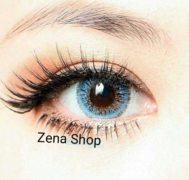 Lens xanh blue có độ cận 0.5-6 độ