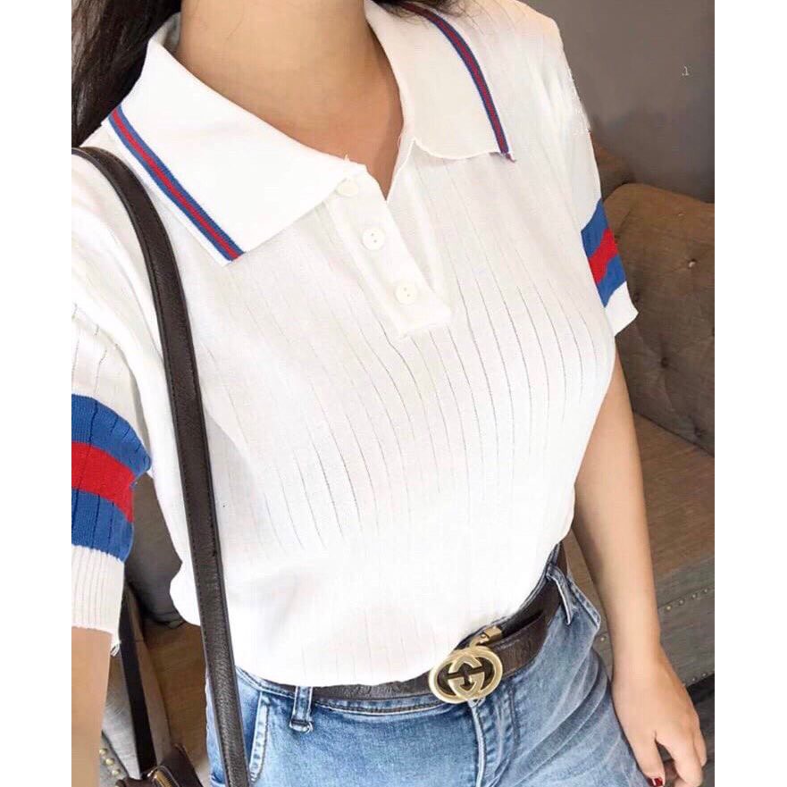 [VIDEO ẢNH THẬT] Áo len nữ chất motoghi dệt kim cổ bẻ tay viền đi chơi đi học_Chất xịn_Mặc xinh | BigBuy360 - bigbuy360.vn