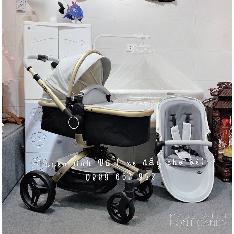 Xe đẩy cao cấp AULON - xe đẩy cho bé cao cấp hoàng gia Aulon babystroller