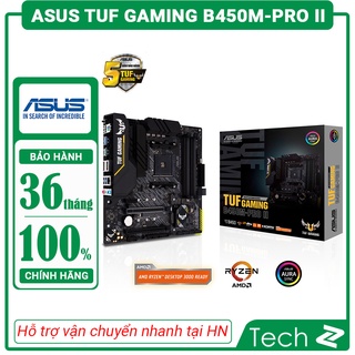 Mainboard ASUS TUF GAMING B450M PRO II (AMD B450, Socket AM4, m-ATX, 4 khe RAM DDR4)
