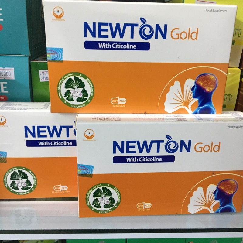 Bổ não Newton Gold, Tăng cường tuần hoàn não, Tăng cường trí nhớ giảm đau đầu bổ huyết dưỡng não