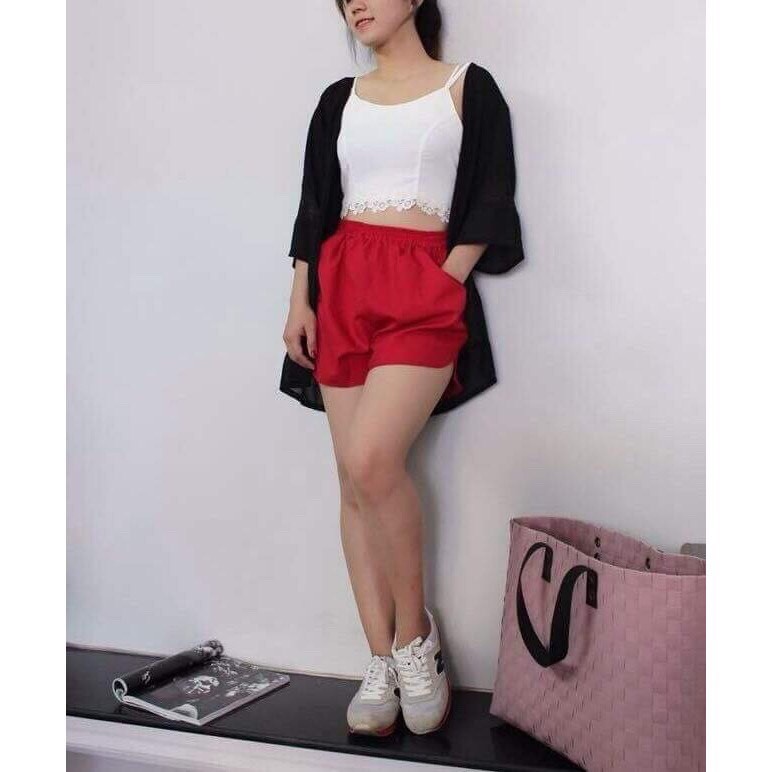 Áo khoác kimono đơn giản vintage xinh xắn